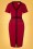 Glamour Bunny - Jessica Pencil Dress Années 50 en Rouge 3