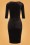 Vintage Chic for Topvintage - 50s Vivian Pencil Dress in Black Velvet 3