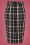 Collectif Clothing - 50s Polly Geek Check Pencil Skirt in Black and Yellow 3