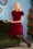 Collectif Clothing - 40s Giannina Swing Dress in Burgundy