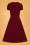 Collectif Clothing - 40s Giannina Swing Dress in Burgundy 2