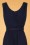 Collectif Clothing - Charline Jumpsuit Années 50 en Bleu Marine 3