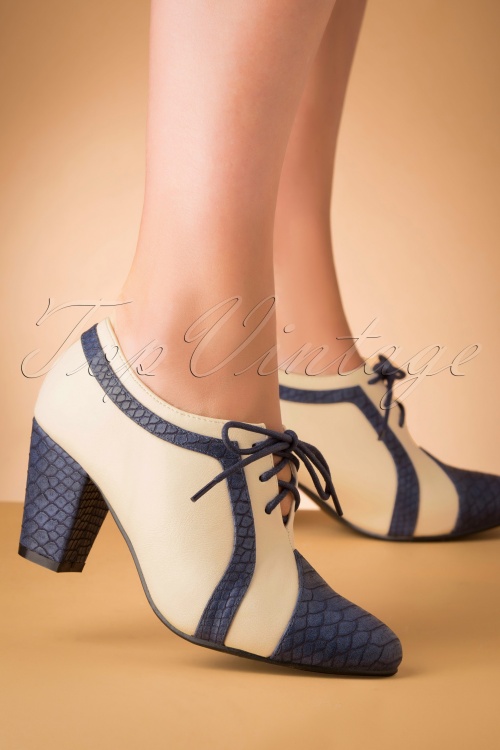 Lulu Hun 30496 Amelia Heel Blue white20190924 015 W
