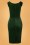 Vintage Chic for Topvintage - 50s Lynn Velvet Pencil Dress in Dark Sage 3