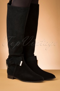 Ted Baker - 60s Sintiia High Suede Boots in Black 3