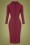 Miss Candyfloss - 50s Blythe Bo Dolman Wiggle Dress in Wine 4