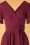 Miss Candyfloss - 50s Caricia Swing Dress in Wine 3