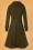 Vixen - Martha Longline Coat Années 40 en Kaki 6