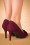 Rockport - 50s Bow Suede Pumps in Merlot 5