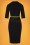 Glamour Bunny - 50s Laura Pencil Dress in Black and Green 6