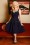Glamour Bunny - Madison Swing-Kleid in Marineblau