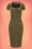 Glamour Bunny - 50s Mila Pencil Dress in Gold 3