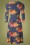 Tante Betsy - 60s Tango Woody Rose Dress in Blue 4