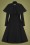 Collectif Clothing - 40s Claudia In Wonderland Coat And Cape in Black Wool 5