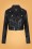 Collectif Clothing - Lana Biker Jacket Années 50 en Noir 2