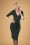 Collectif Clothing Meadow Pencil Dress in Green 24893 20180627 040MW