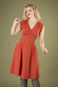 Banned Retro - 50s Christmas Cocktails Swing Dress in Navy