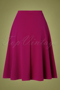 Vintage Chic for Topvintage - 50s Lyddie Bow Swing Skirt in Amaranth 3