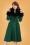 Collectif Clothing - 50s Cora Swing Coat in Green 2