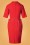 Closet London - 60s Sherri Pencil Dress in Bright Red 3