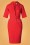 Closet London - Sherri Pencil Dress Années 60 en Rouge Vif 2