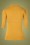 Collectif ♥ Topvintage - 50s Chrissie Knitted Turtle Neck Top in Mustard 3