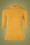 Collectif ♥ Topvintage - 50s Chrissie Knitted Turtle Neck Top in Mustard 2