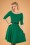 Vintage Chic 31430 Emerald Green Swing Dress 20190906 040M W