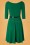 Vintage Chic for Topvintage - 50s Arabella Swing Dress in Emerald Green 5