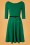 Vintage Chic for Topvintage - Arabella Swing Dress Années 50 en Vert Émeraude 2