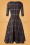 Collectif ♥ Topvintage - 50s Suzanne Westie Check Swing Dress in Multi 8