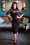 Collectif TV 30812 Pencildress Black Lace Wednesday 19 2083W