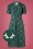 The Seamstress of Bloomsbury - 40s Delores Dog Swing Dress in Green