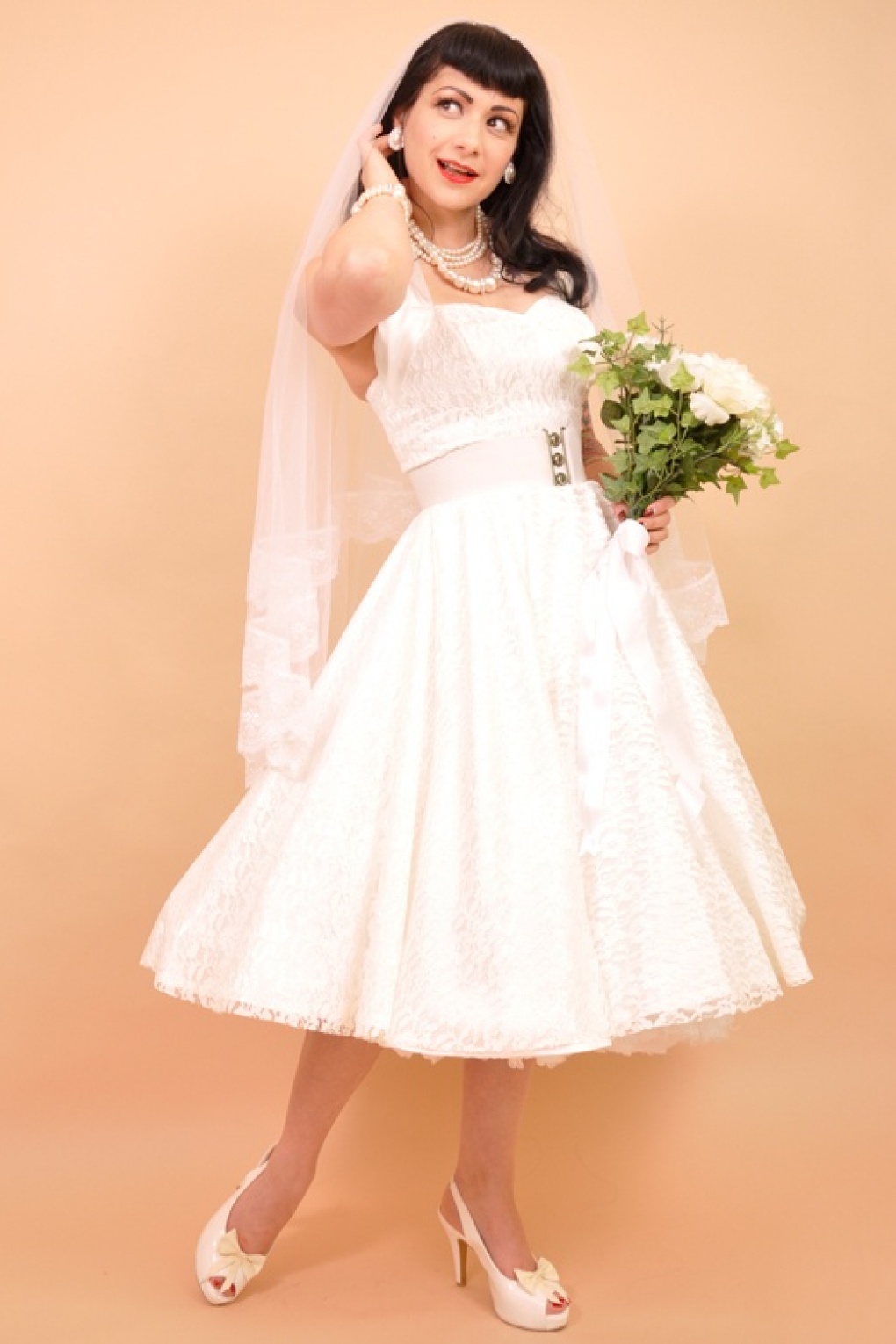 White Swing Dress