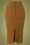 Miss Candyfloss - 50s Emese Doris Pencil Skirt in Camel Brown 2