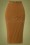 Miss Candyfloss - 50s Emese Doris Pencil Skirt in Camel Brown