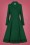 Collectif Clothing - 50s Marina Swing Coat in Emerald Green