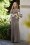 Miss Candyfloss - Alouette Lee Couture broek met hoge taille in grijze krijtstreep