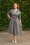 Miss Candyfloss - 50s Leontine Swing Dress in Grey