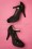 Bettie Page Shoes - 50s Yvette Suedine Mary Jane Pumps in Black 4