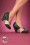 Bettie Page Shoes - Carole Shoe Booties Années 40 en Vert 3