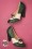 Bettie Page Shoes - Carole Shoe Booties Années 40 en Vert 4