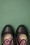 Bettie Page Shoes - Allie Mary Jane-pumps in zwart 2