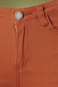Compania Fantastica - Ember skinny broek in roestbruin 3