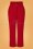 Compania Fantastica - Hadley Paperbag Trousers Années 70 en Rouge Vif
