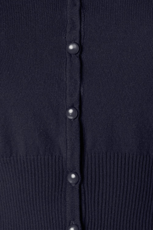 Mak Sweater 32369 Cardigan Crop Blue 10162019 007