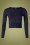 Mak Sweater 32369 Cardigan Crop Blue 10162019 003W