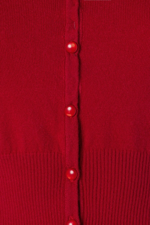 Mak Sweater - Nyla cropped vest in lippenstiftrood 3
