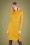 Smashed Lemon - Clara Pencil Dress Années 60 en Moutarde