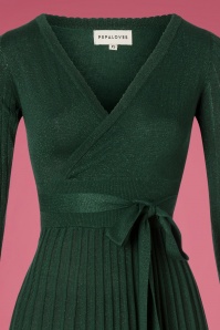  - 60s Blanchett Glitter Dress in Green 4
